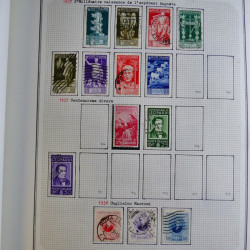 Collection timbres d'Italie 1862-2003 neufs et oblitérés en un album.