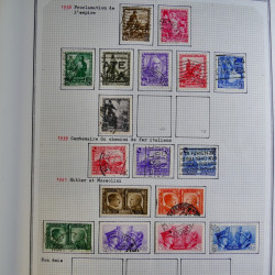 Collection timbres d'Italie 1862-2003 neufs et oblitérés en un album.