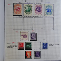 Collection timbres d'Italie 1862-2003 neufs et oblitérés en un album.
