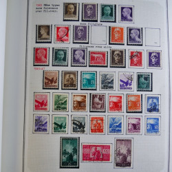 Collection timbres d'Italie 1862-2003 neufs et oblitérés en un album.