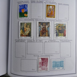 Collection timbres d'Italie 1862-2003 neufs et oblitérés en un album.