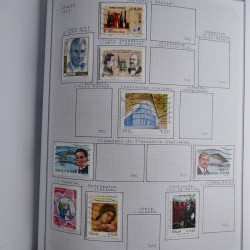 Collection timbres d'Italie 1862-2003 neufs et oblitérés en un album.