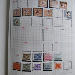 Collection timbres d'Italie 1862-2003 neufs et oblitérés en un album.