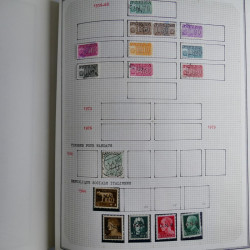 Collection timbres d'Italie 1862-2003 neufs et oblitérés en un album.