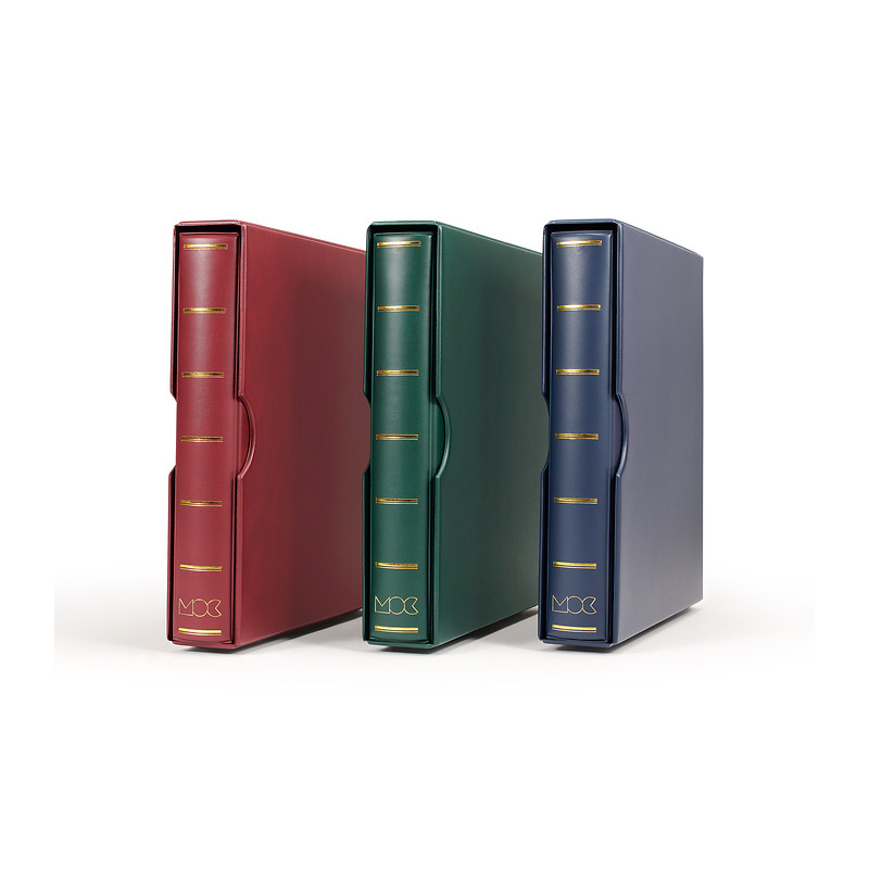 Reliure Moc à 4 anneaux avec étui de protection.