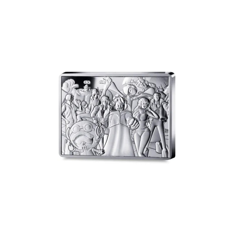 France One Piece 10 euros argent rectangulaire en coffret BE 2025.