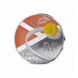 France Rolland Garros 10 euros argent en coffret BE 2025.
