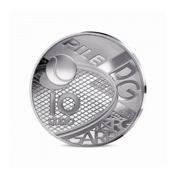 France Rolland Garros 10 euros argent en coffret BE 2025.