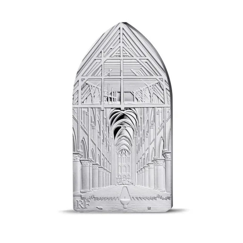France Notre-Dame de Paris 10 euros argent en coffret BE 2024.