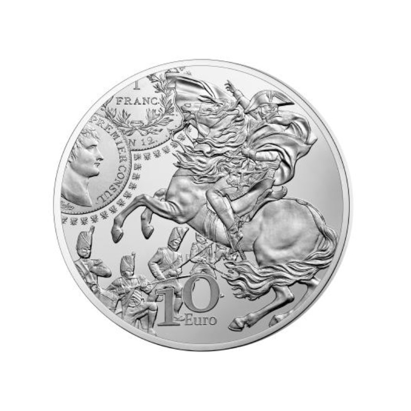 France Semeuse 10 euros argent Le Franc Germinal en coffret BE 2019.