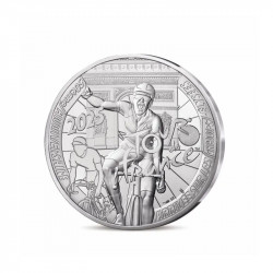Tour de France 50 euros argent en coffret UNC 2025.