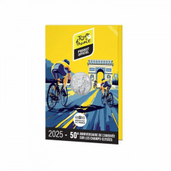 Tour de France 10 euros argent en coffret UNC 2025.