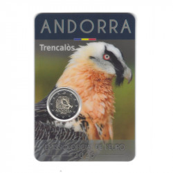 2 euros commémorative Andorre 2025 BU - Le gypaète barbu.