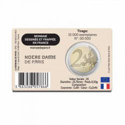 2 euros commémorative France 2025 - Notre-Dame de Paris BU.