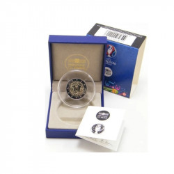 2 euros commémorative France -UEFA 2016 en coffret BE.