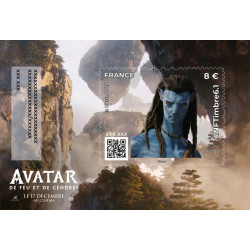 Feuillet crypto NFTimbre6.1 Avatar Jake Sully.