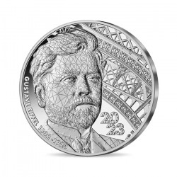 Gustave Eiffel 10 euros argent en coffret UNC 2023.
