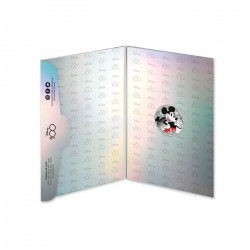 100 ans de Disney 10 euros argent colorisé en coffret UNC 2023.