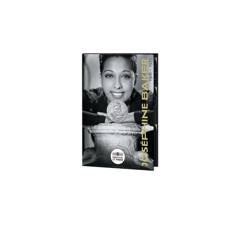 Joséphine Baker 10 euros argent en coffret UNC 2025.