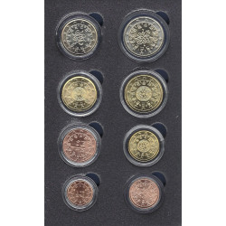 Série complète pièces 1 cent à 2 euros Portugal UNC.
