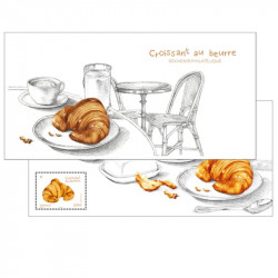 Bloc souvenir N°229 Croissant au beurre neuf**.