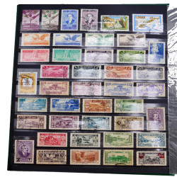 Lot de timbres de Liban neufs et oblitérés en un album.