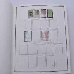 Collection timbres de Belgique, Pays Bas, Luxembourg en un album.