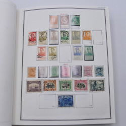 Collection timbres de Belgique, Pays Bas, Luxembourg en un album.