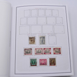 Collection timbres de Belgique, Pays Bas, Luxembourg en un album.