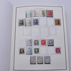 Collection timbres de Belgique, Pays Bas, Luxembourg en un album.