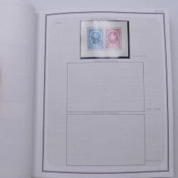 Collection timbres de Belgique, Pays Bas, Luxembourg en un album.