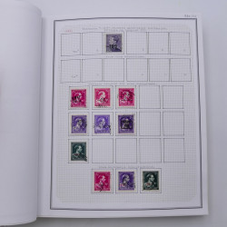 Collection timbres de Belgique, Pays Bas, Luxembourg en un album.