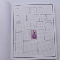 Collection timbres de Belgique, Pays Bas, Luxembourg en un album.