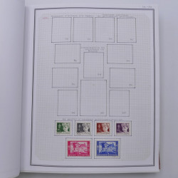 Collection timbres de Belgique, Pays Bas, Luxembourg en un album.