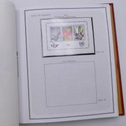 Collection timbres de Belgique, Pays Bas, Luxembourg en un album.