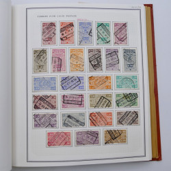 Collection timbres de Belgique, Pays Bas, Luxembourg en un album.