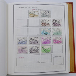 Collection timbres de Belgique, Pays Bas, Luxembourg en un album.