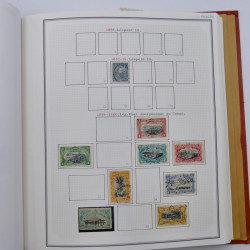 Collection timbres de Belgique, Pays Bas, Luxembourg en un album.