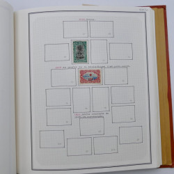 Collection timbres de Belgique, Pays Bas, Luxembourg en un album.