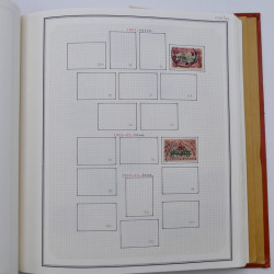 Collection timbres de Belgique, Pays Bas, Luxembourg en un album.