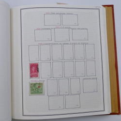 Collection timbres de Belgique, Pays Bas, Luxembourg en un album.