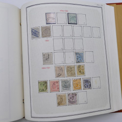 Collection timbres de Belgique, Pays Bas, Luxembourg en un album.