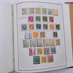 Collection timbres de Belgique, Pays Bas, Luxembourg en un album.