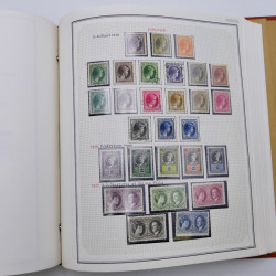 Collection timbres de Belgique, Pays Bas, Luxembourg en un album.