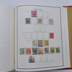 Collection timbres de Belgique, Pays Bas, Luxembourg en un album.