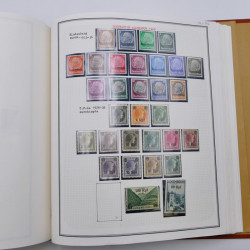 Collection timbres de Belgique, Pays Bas, Luxembourg en un album.