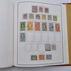 Collection timbres de Belgique, Pays Bas, Luxembourg en un album.