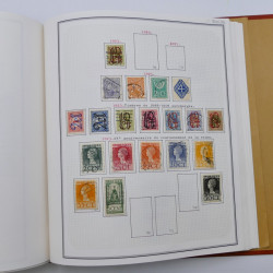 Collection timbres de Belgique, Pays Bas, Luxembourg en un album.