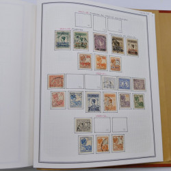 Collection timbres de Belgique, Pays Bas, Luxembourg en un album.