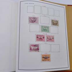 Collection timbres de Belgique, Pays Bas, Luxembourg en un album.